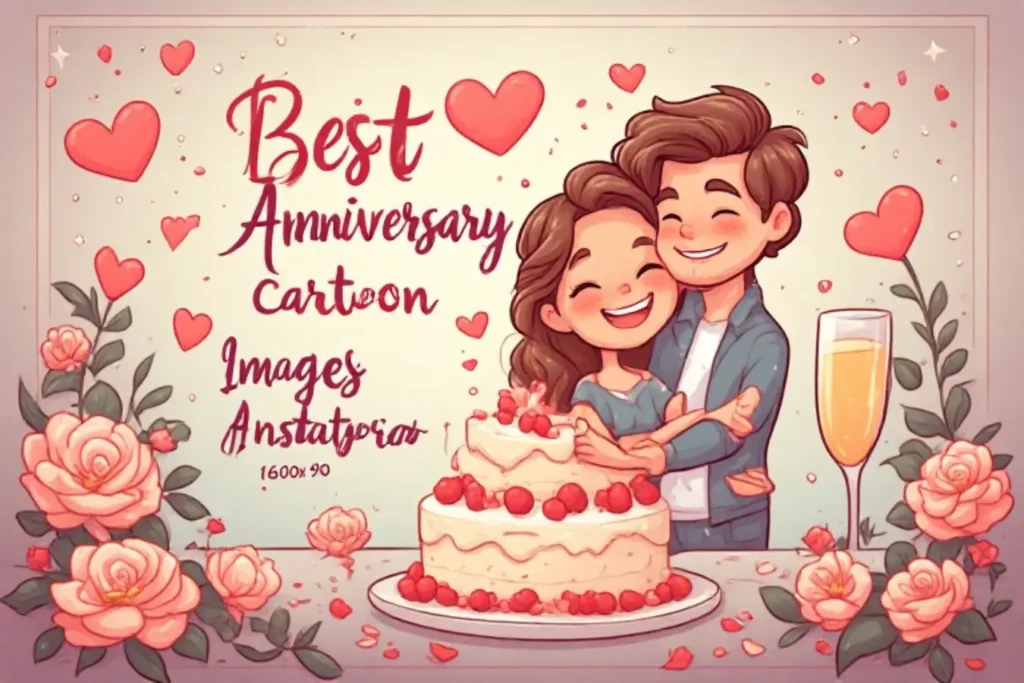 Best Happy Anniversary Cartoon Images for Instagram 