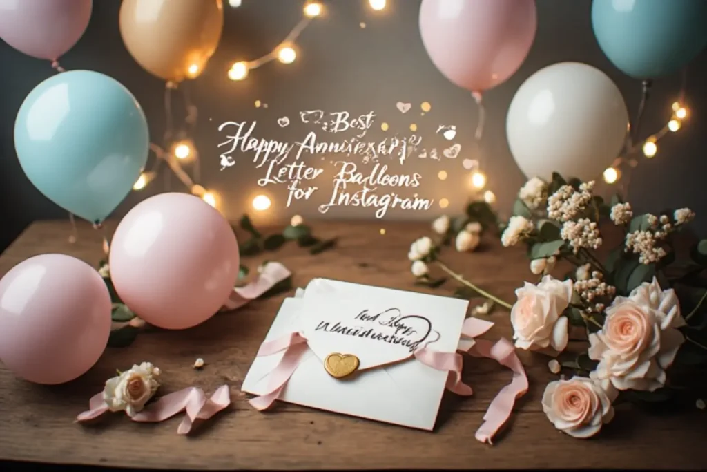 Best Happy Anniversary Letter Balloons for Instagram