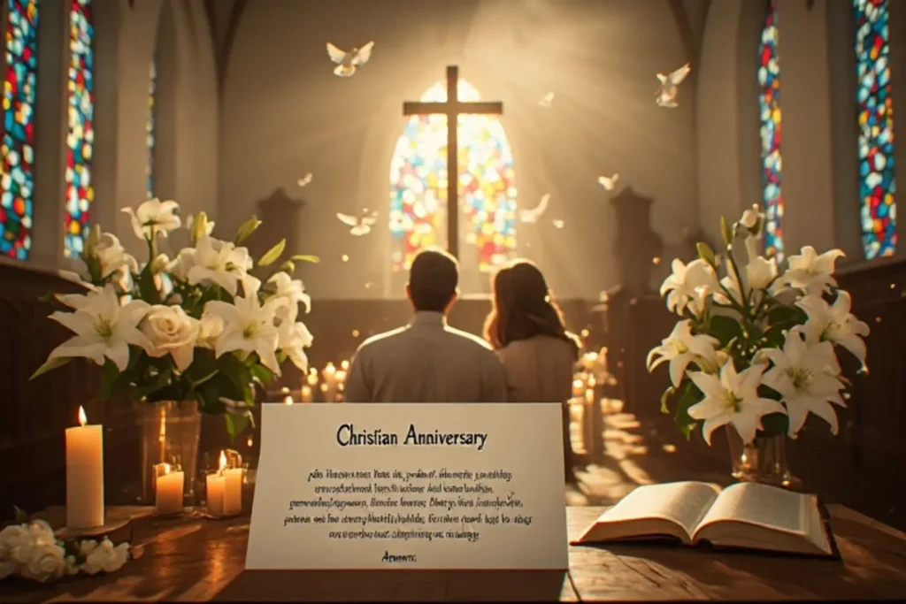 Christian Anniversary Prayer Messages