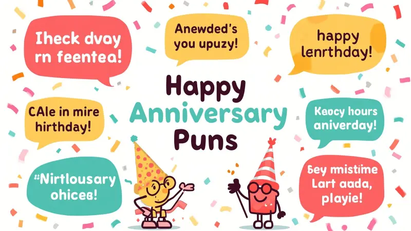 Funny Happy Anniversary Puns