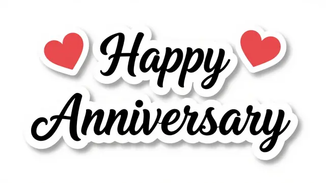 Happy Anniversary Stickers