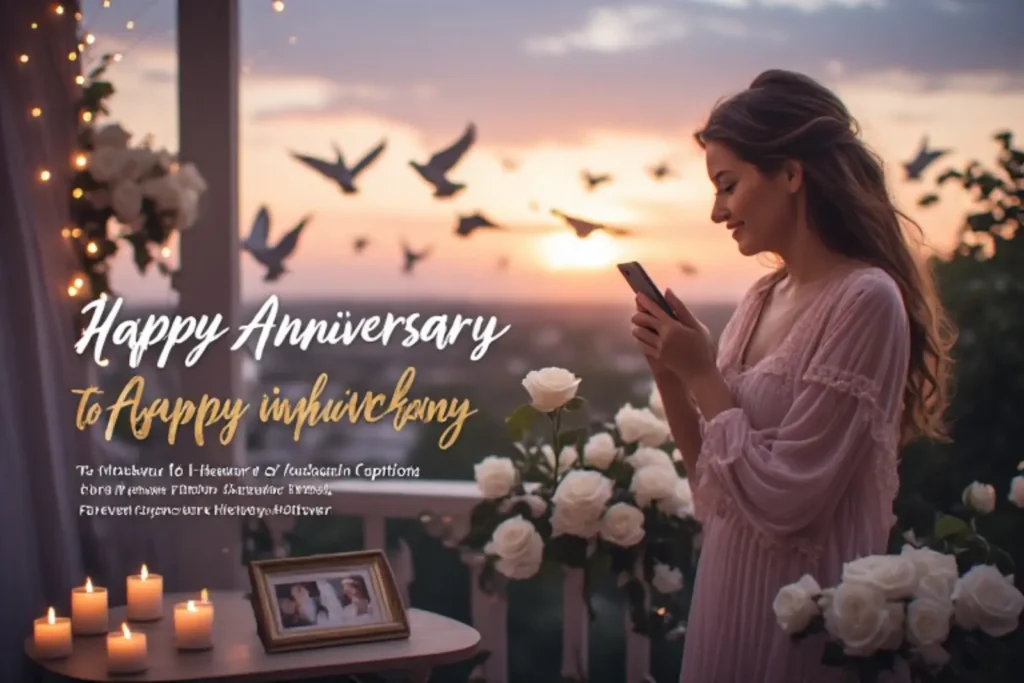 Happy Anniversary to Husband in Heaven Captions for Instagram 