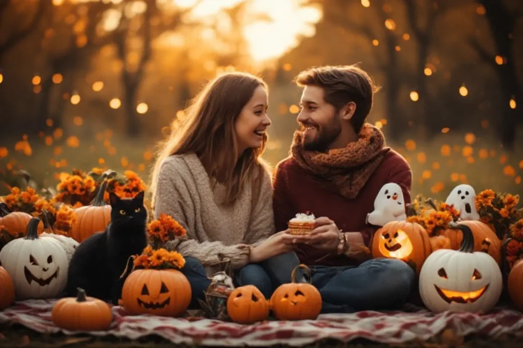 Short & Cute Happy Anniversary Halloween Theme