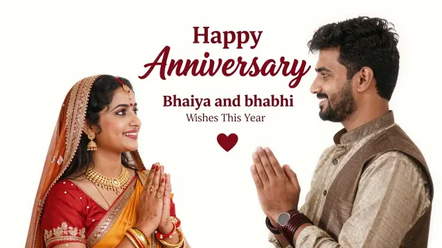 Trending Happy Anniversary Bhaiya and Bhabhi Wishes