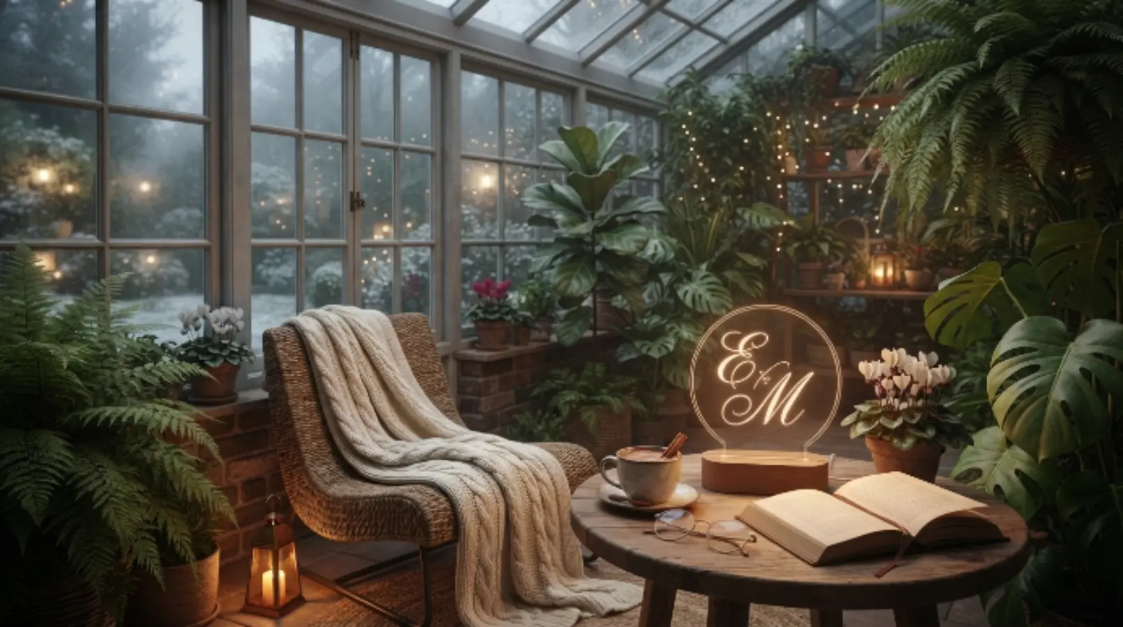 A Cozy Evening Under the Warm Glow of Love
