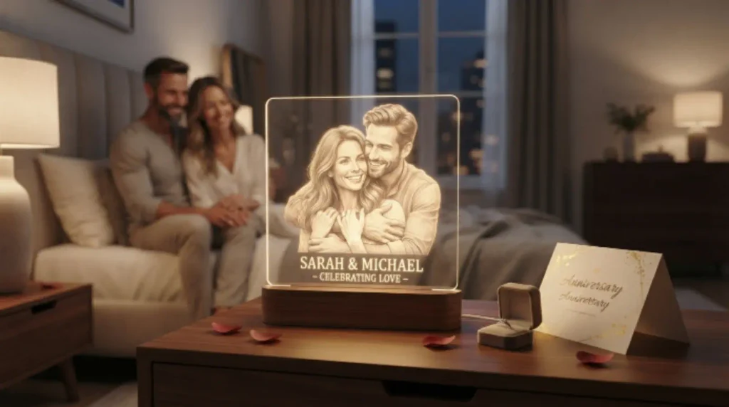 A Custom Photo Lamp That Preserves Precious Memories