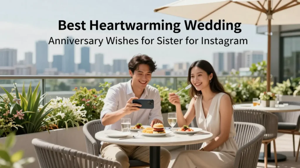 Best Heartwarming Wedding Anniversary Wishes for Sister for Instagram