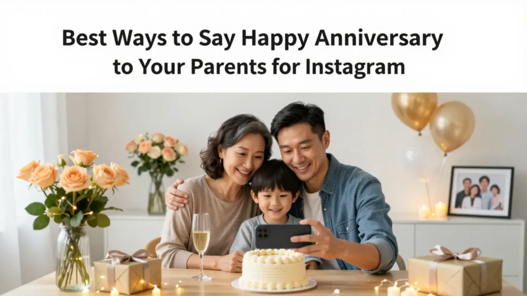 Best Ways to Say Happy Anniversary to Your Parents for Instagram