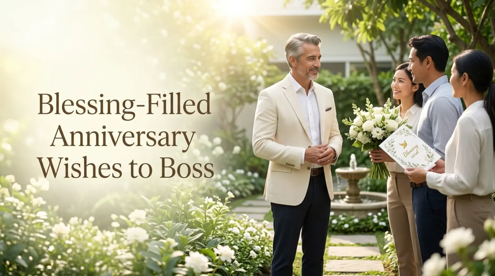 Blessing-Filled Anniversary Wishes to Boss