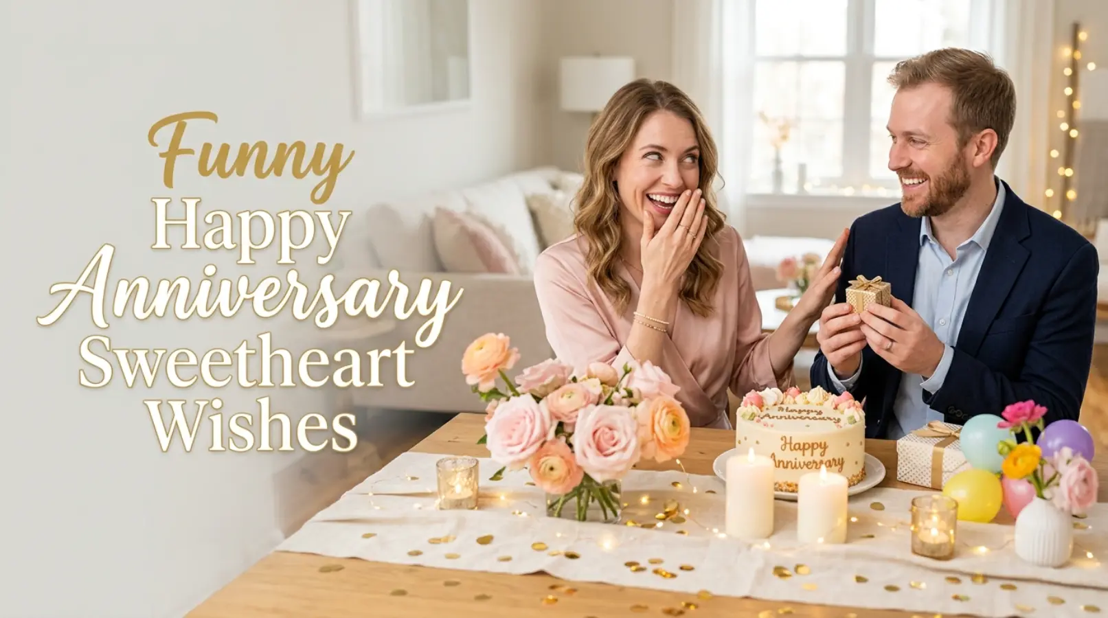 Funny Happy Anniversary Sweetheart Wishes