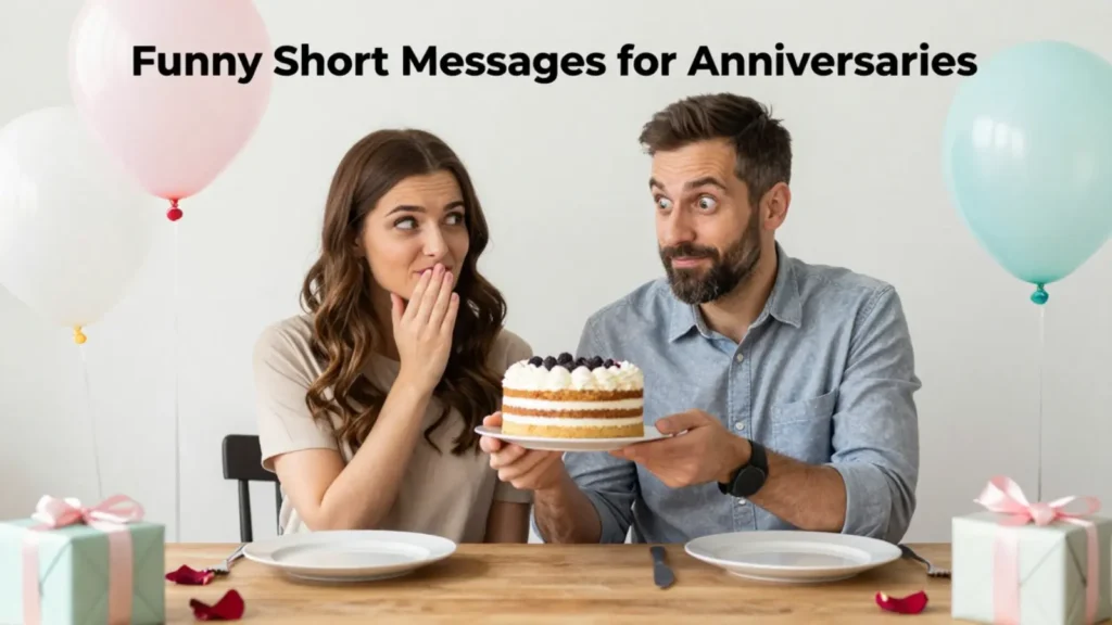 Funny Short Messages for Anniversaries