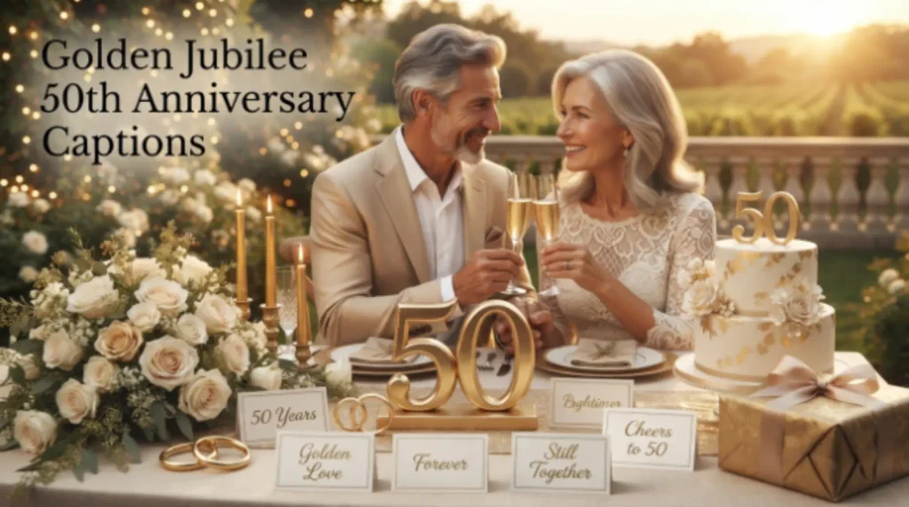 Golden Jubilee (50th Anniversary) Captions
