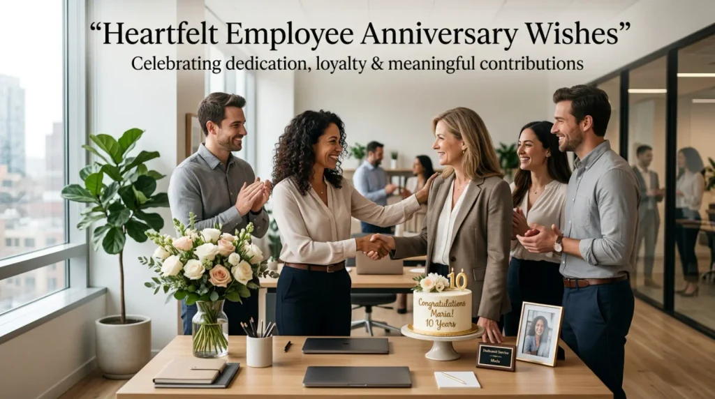 Heartfelt Employee Anniversary Wishes
