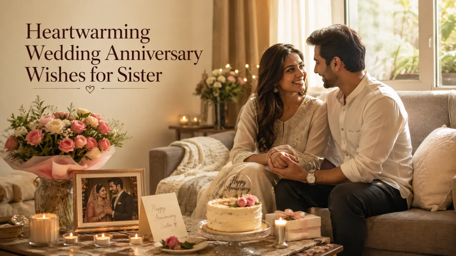 Heartwarming Wedding Anniversary Wishes for Sister