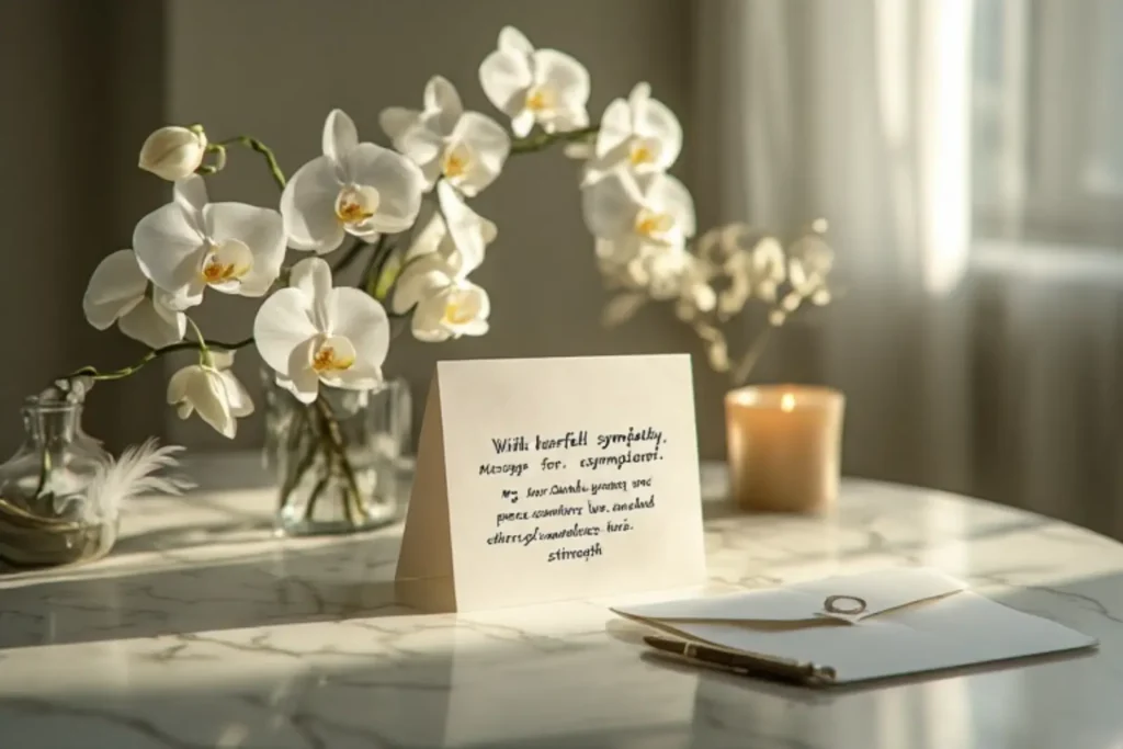 Messages for a Sympathy Card