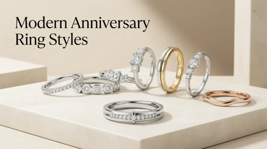 Modern Anniversary Ring Styles