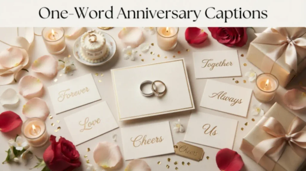 One-Word Anniversary Captions