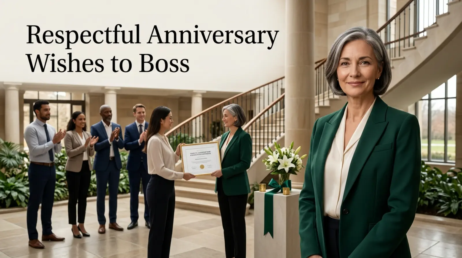 Respectful Anniversary Wishes to Boss