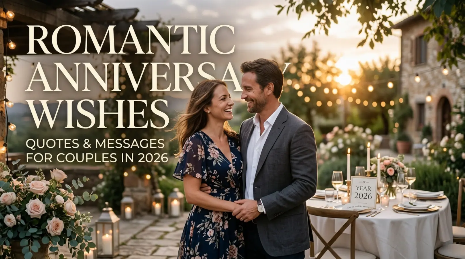 Romantic Anniversary Wishes, Quotes & Messages for Couples in 2026