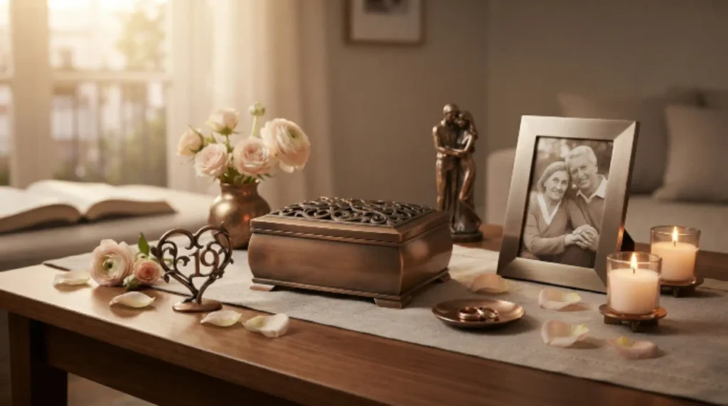 Romantic Bronze Anniversary Gifts