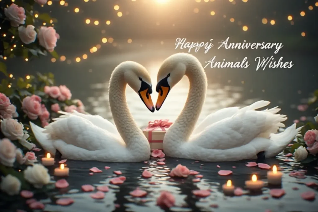 Romantic Happy Anniversary Animals Wishes