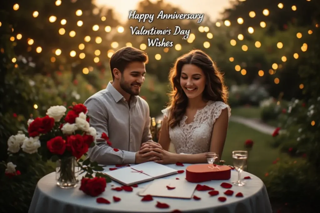 Romantic Happy Anniversary Valentine's Day Wishes