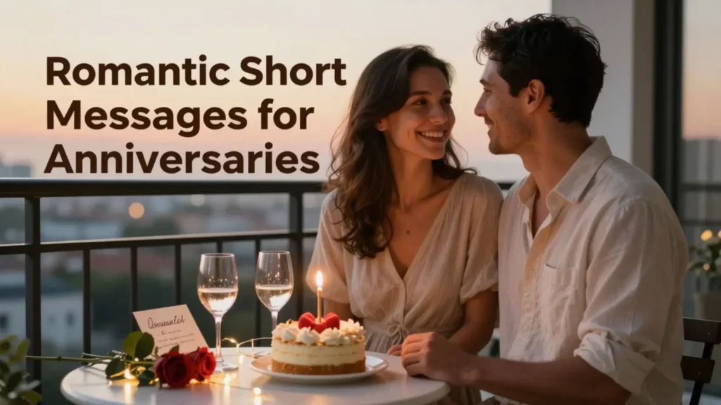 Romantic Short Messages for Anniversaries