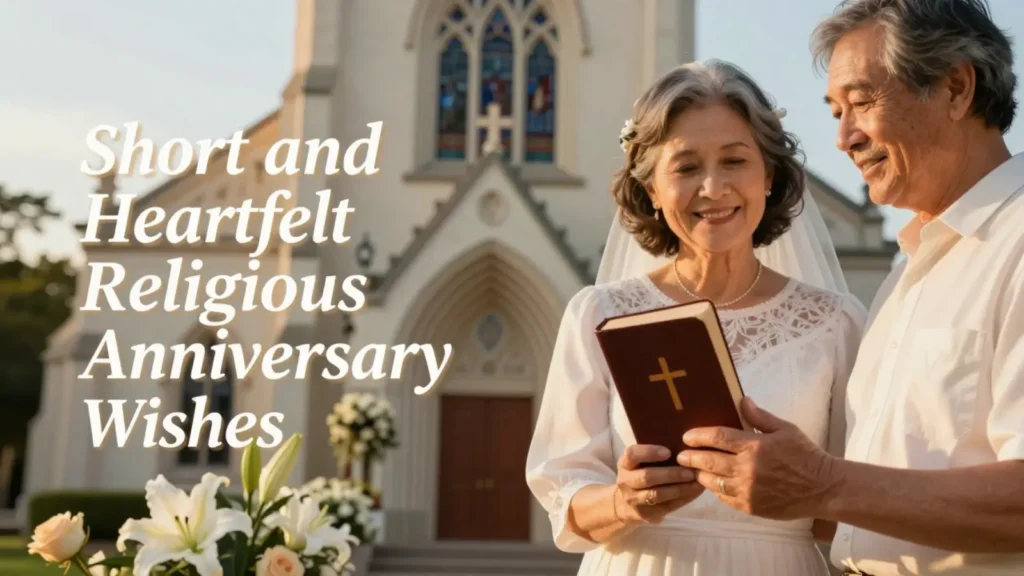 Short & Heartfelt Religious Anniversary Wishes
