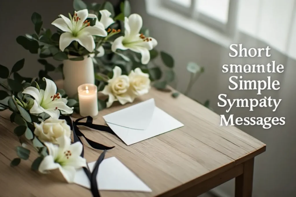 Short & Simple Sympathy Messages