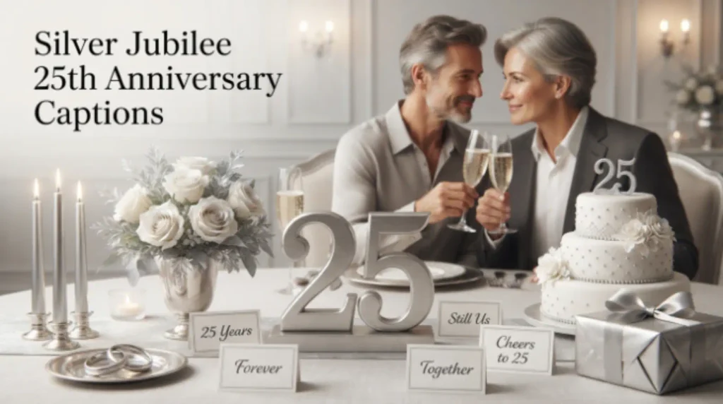 Silver Jubilee (25th Anniversary) Captions
