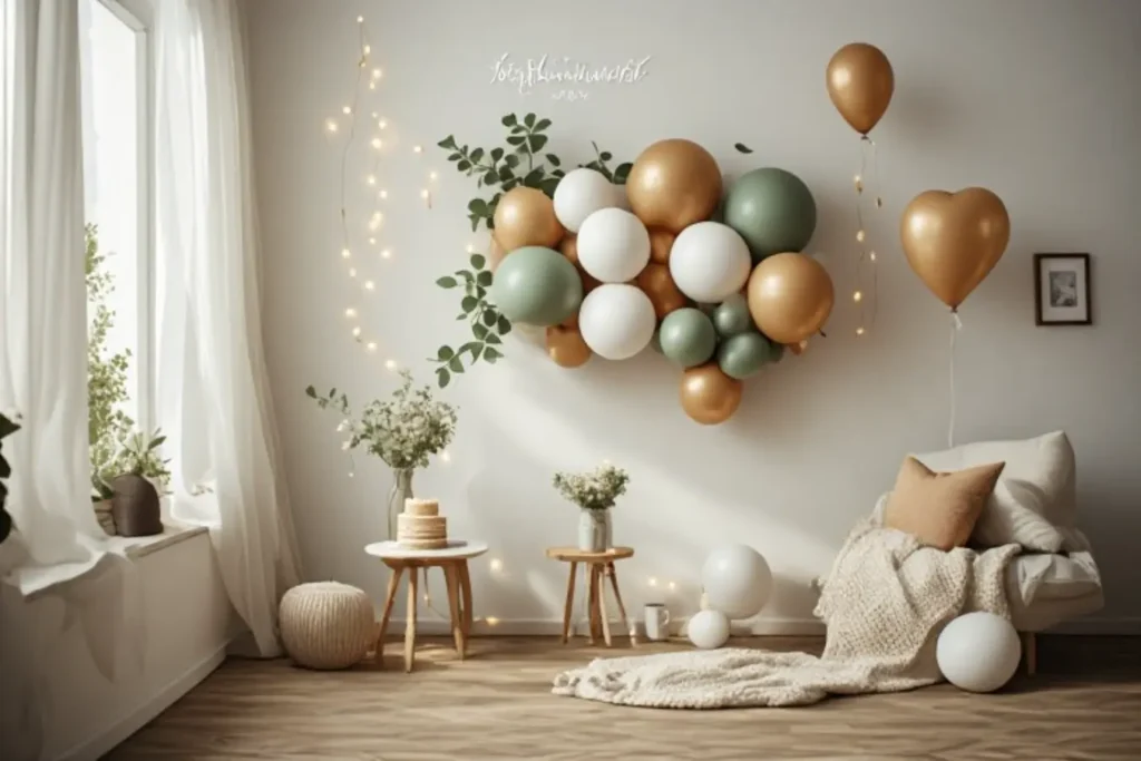 Simple & Cute Anniversary Balloon Decoration Ideas at Home ✨