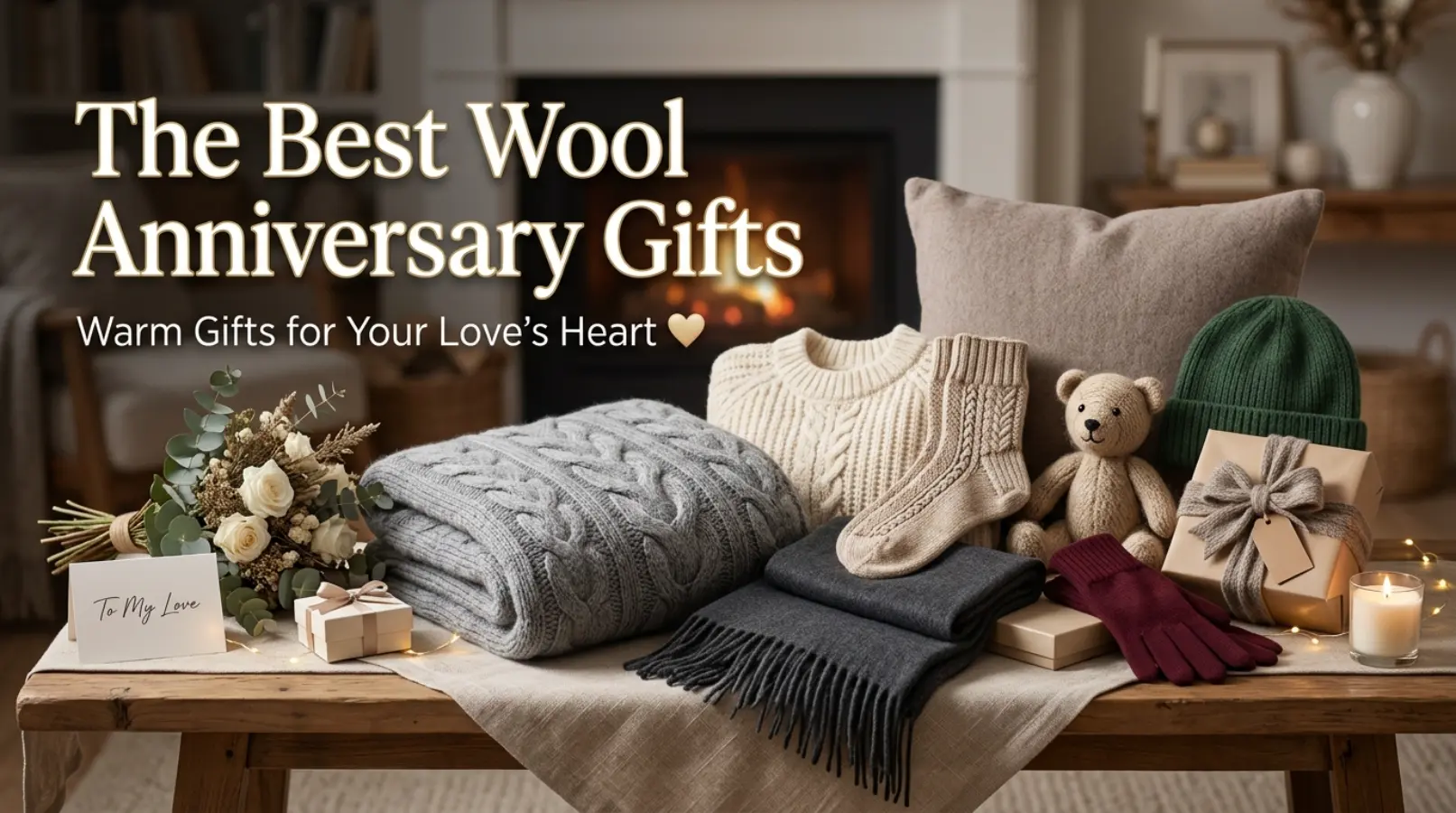 Best Wool Anniversary Gifts To Warm Your Love's Heart