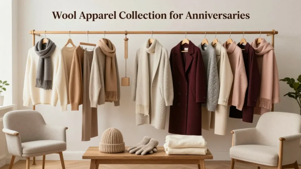 Wool Apparel Collection for Anniversaries