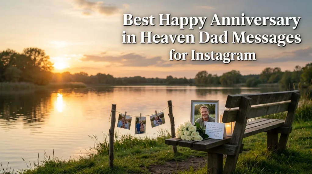 Best Happy Anniversary in Heaven Dad Messages for Instagram