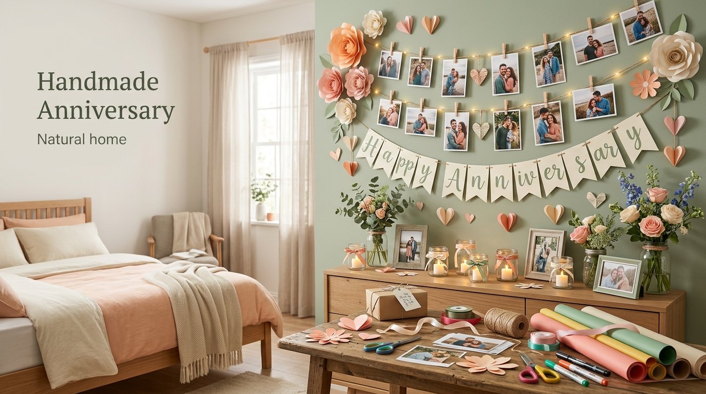 DIY Happy Anniversary Room Decoration Ideas