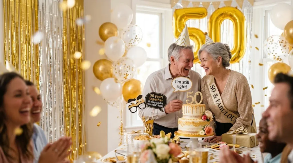 Funny 50th Wedding Anniversary Wishes for Uncle and Aunt