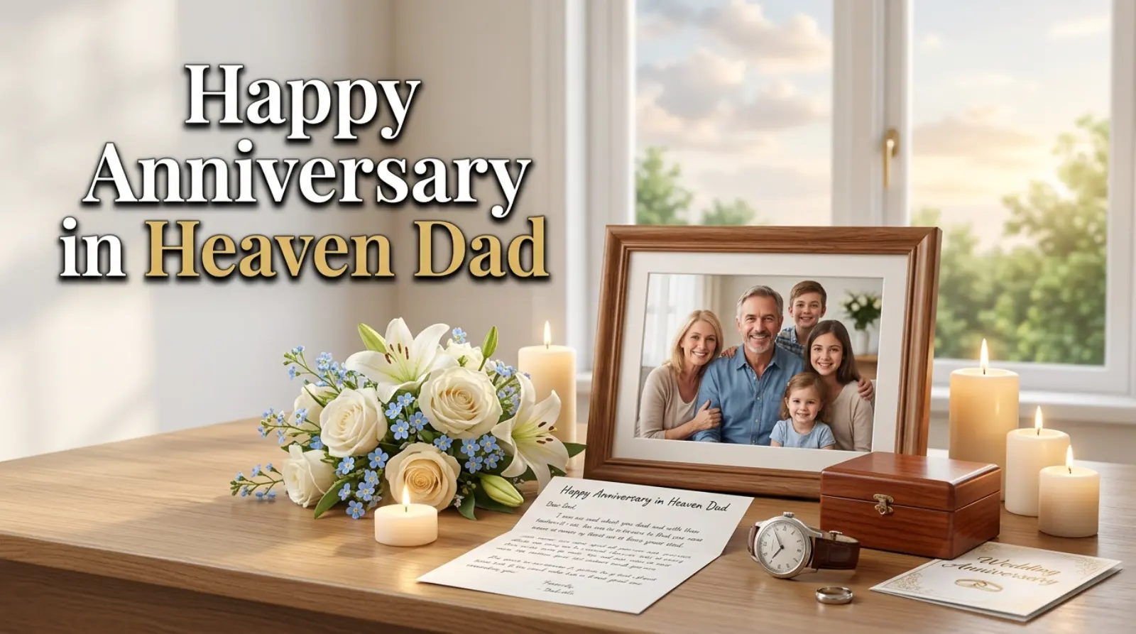 Happy Anniversary in Heaven Dad