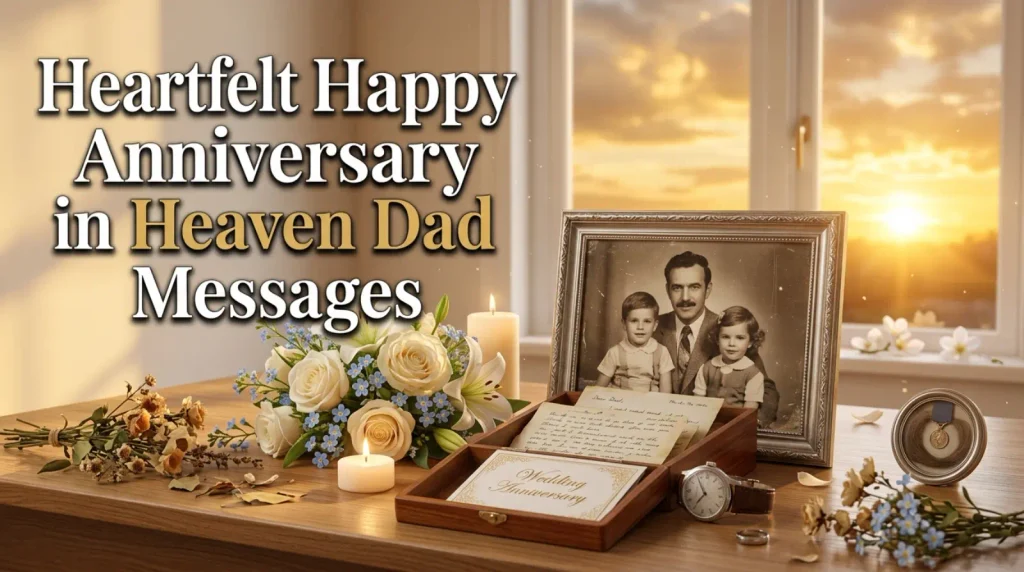 Heartfelt Happy Anniversary in Heaven Dad Messages