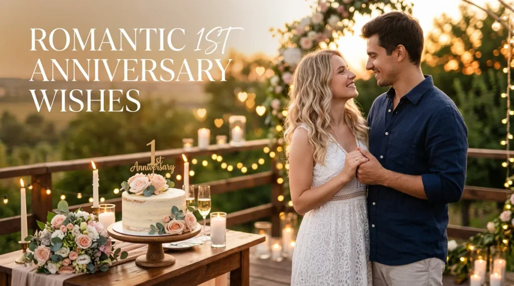 Romantic 1st Anniversary Wishes